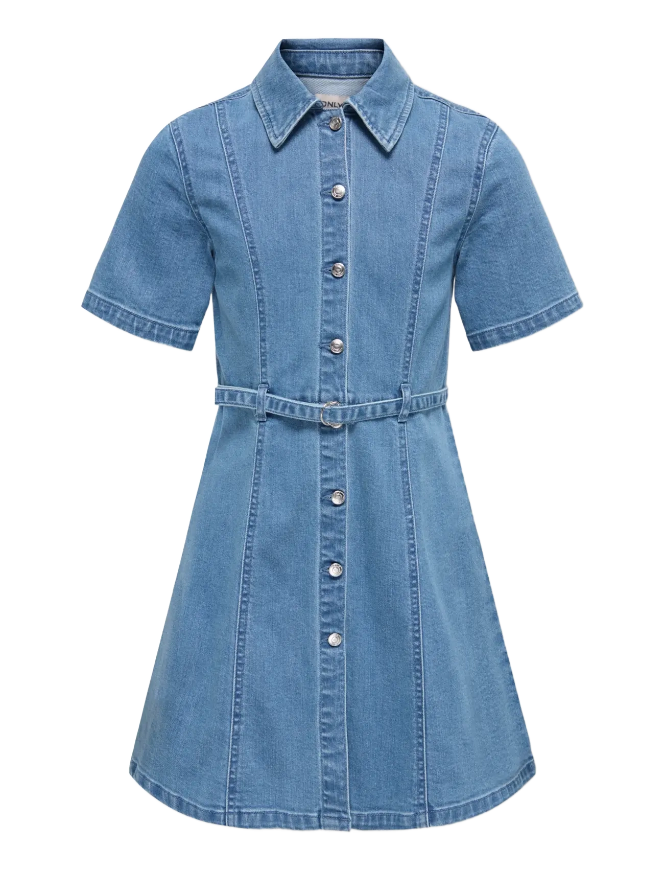 Kids Only KOGNOA SS BELTED DNM DRESS YOR - Kids 98-134 - MEDIUM BLUE DENIM / blue