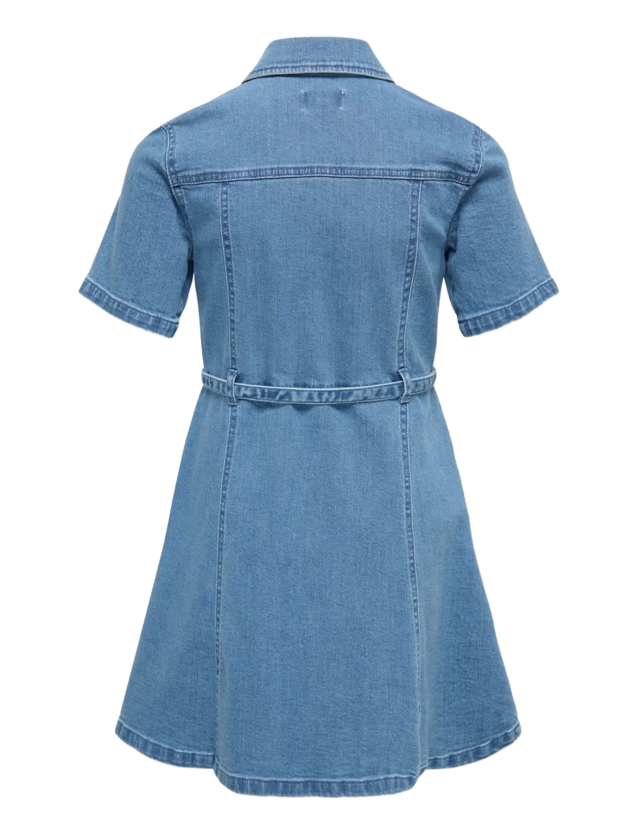 Kids Only - KOGNOA SS BELTED DNM DRESS YOR - robes décontractées à manches courtes - medium blue denim - 1