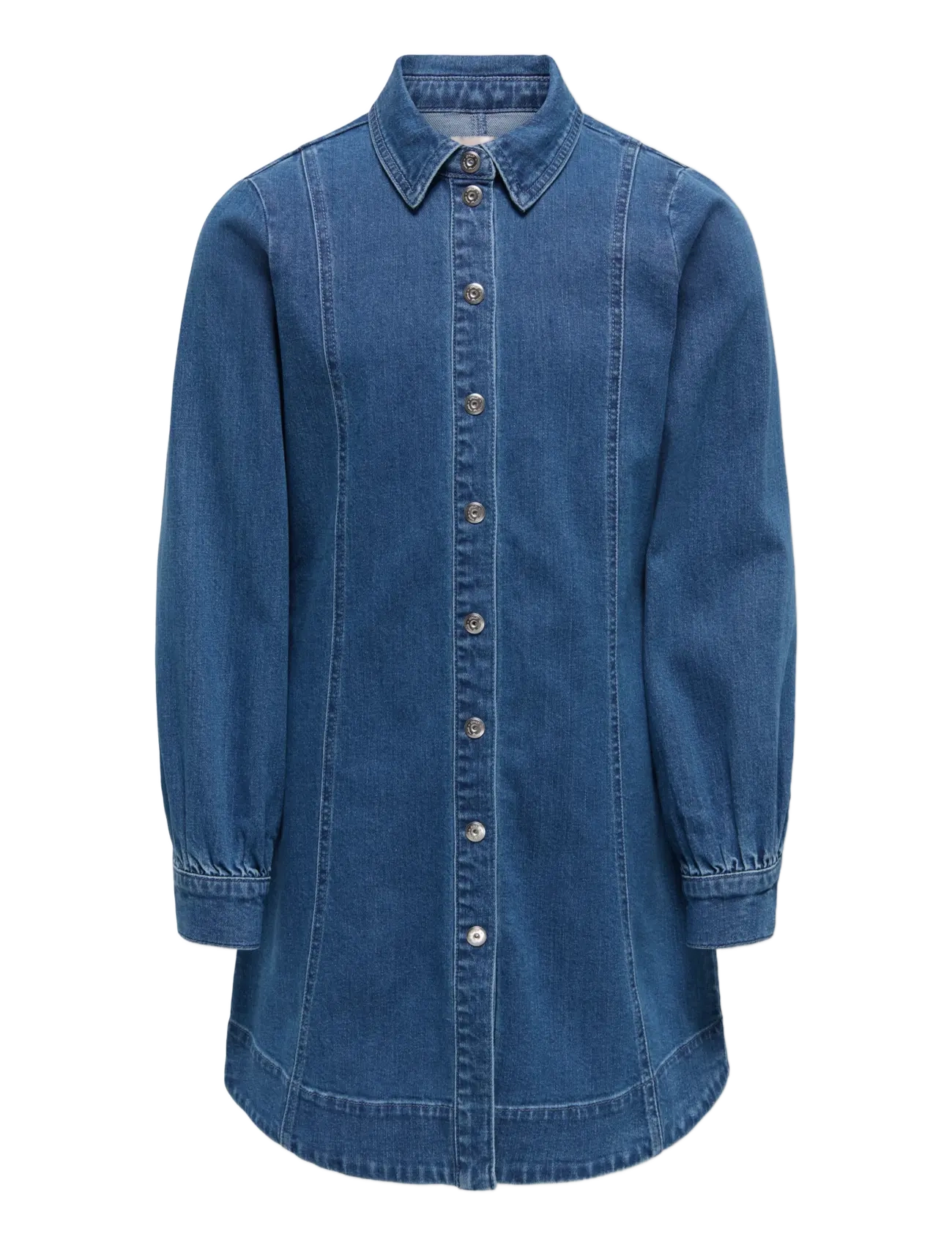 Kids Only KOGFENJA LS SHAPED DNM DRESS - Kläder - MEDIUM BLUE DENIM / blue
