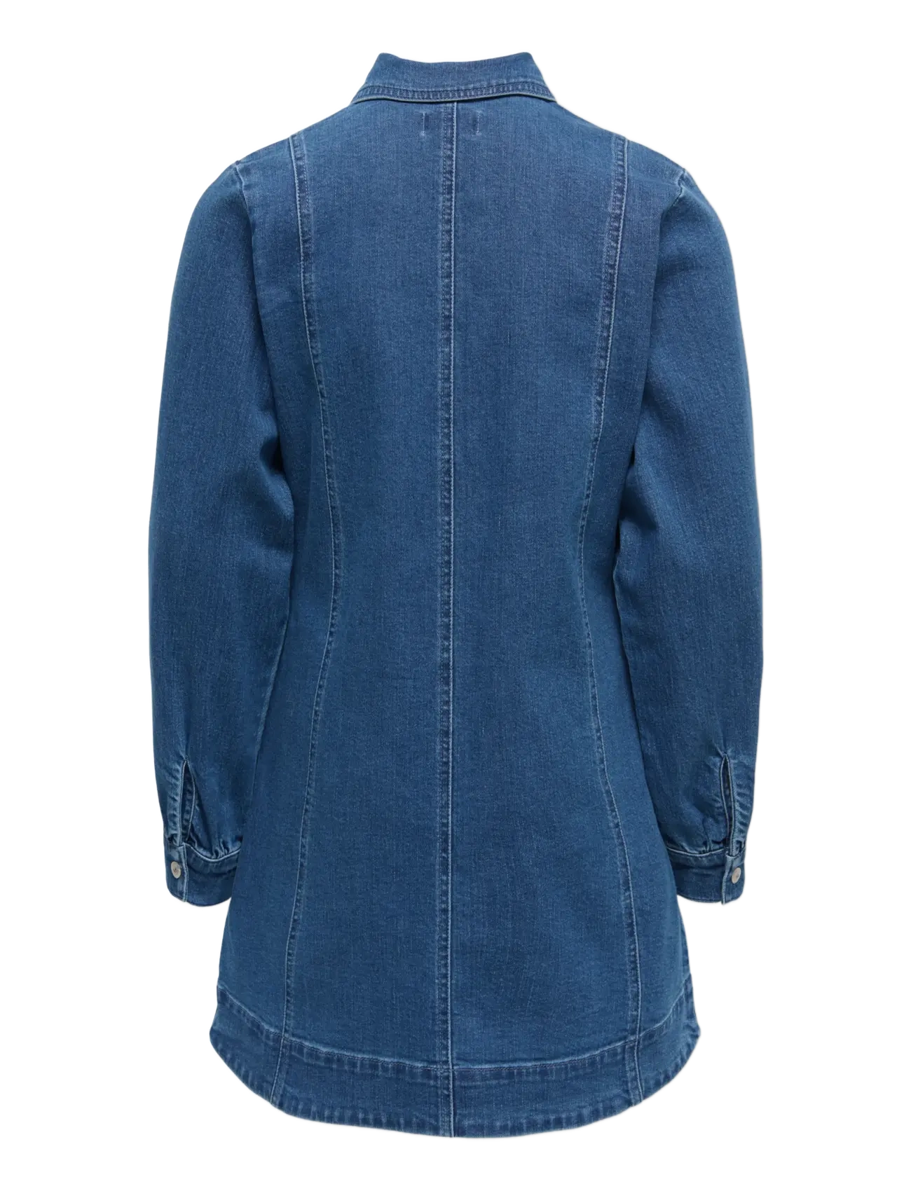 Kids Only - KOGFENJA LS SHAPED DNM DRESS - medium blue denim - 1