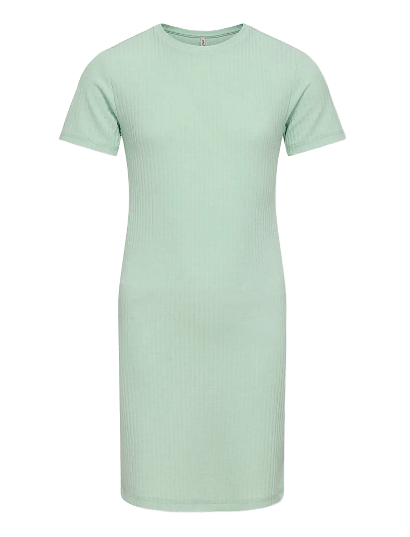 Kids Only - KOGNELLA S/S DRESS VD JRS NOOS - kurzärmelige freizeitkleider - aqua foam - 0