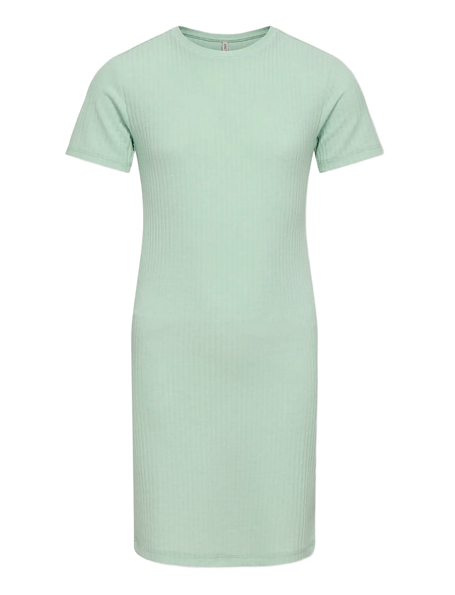 Kids Only - KOGNELLA S/S DRESS VD JRS NOOS - kurzärmelige freizeitkleider - aqua foam - 1
