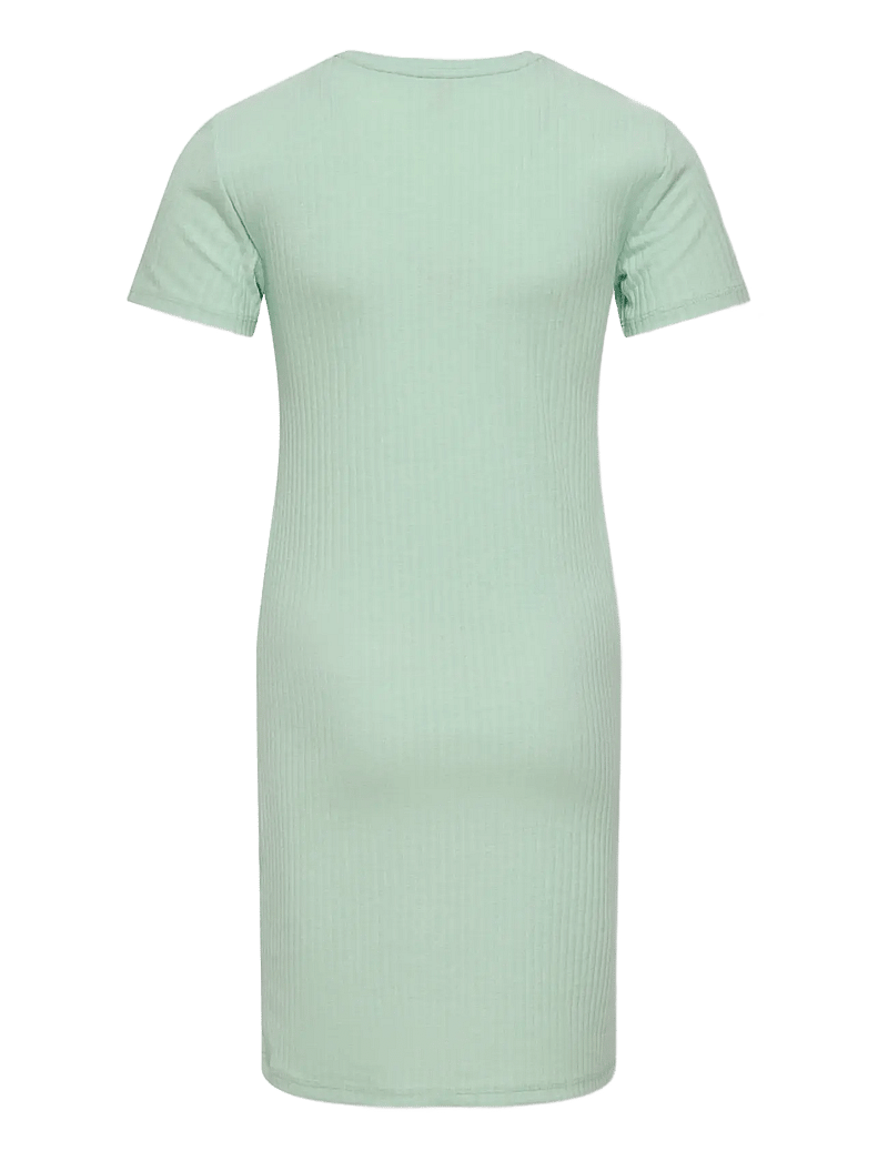 Kids Only - KOGNELLA S/S DRESS VD JRS NOOS - kurzärmelige freizeitkleider - aqua foam - 1