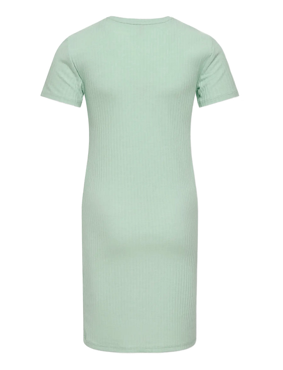 Kids Only - KOGNELLA S/S DRESS VD JRS NOOS - kurzärmelige freizeitkleider - aqua foam - 2