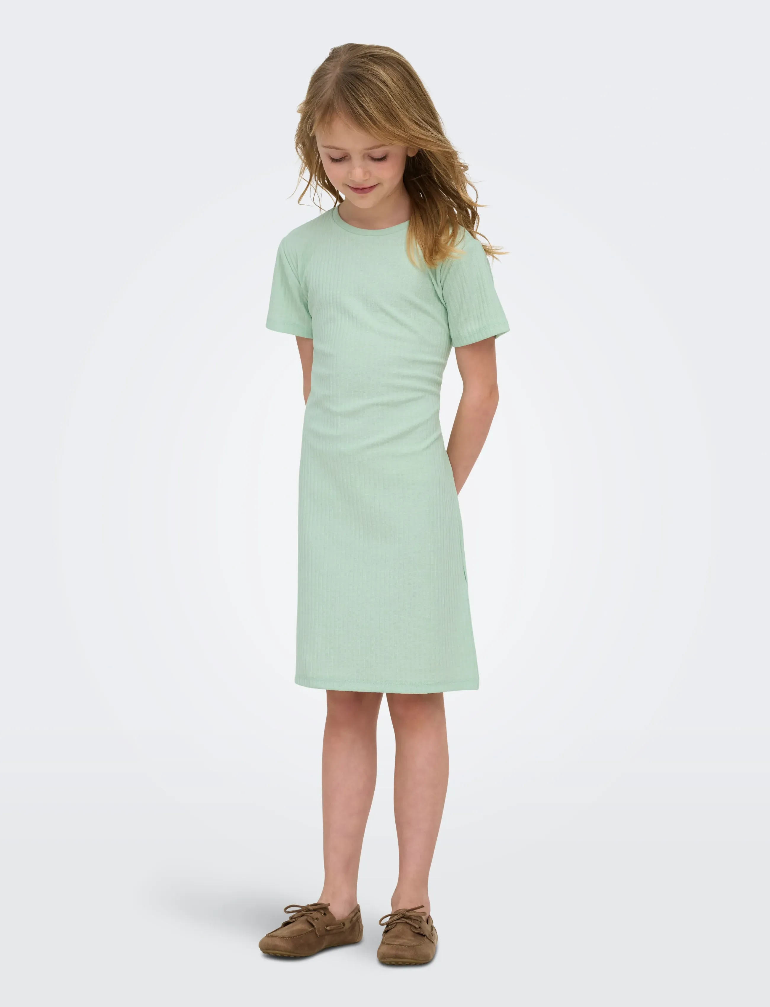 Kids Only KOGNELLA S/S DRESS VD JRS NOOS - Kleitas - AQUA FOAM / green