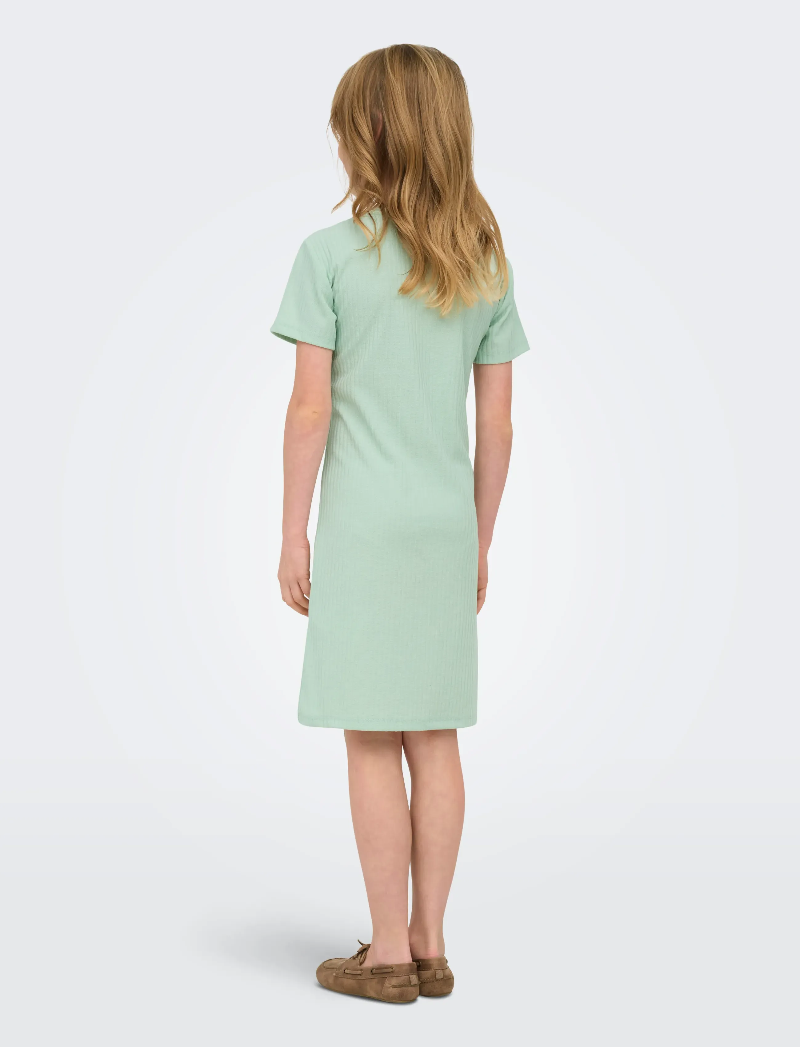 Kids Only - KOGNELLA S/S DRESS VD JRS NOOS - kortærmede hverdagskjoler - aqua foam - 3