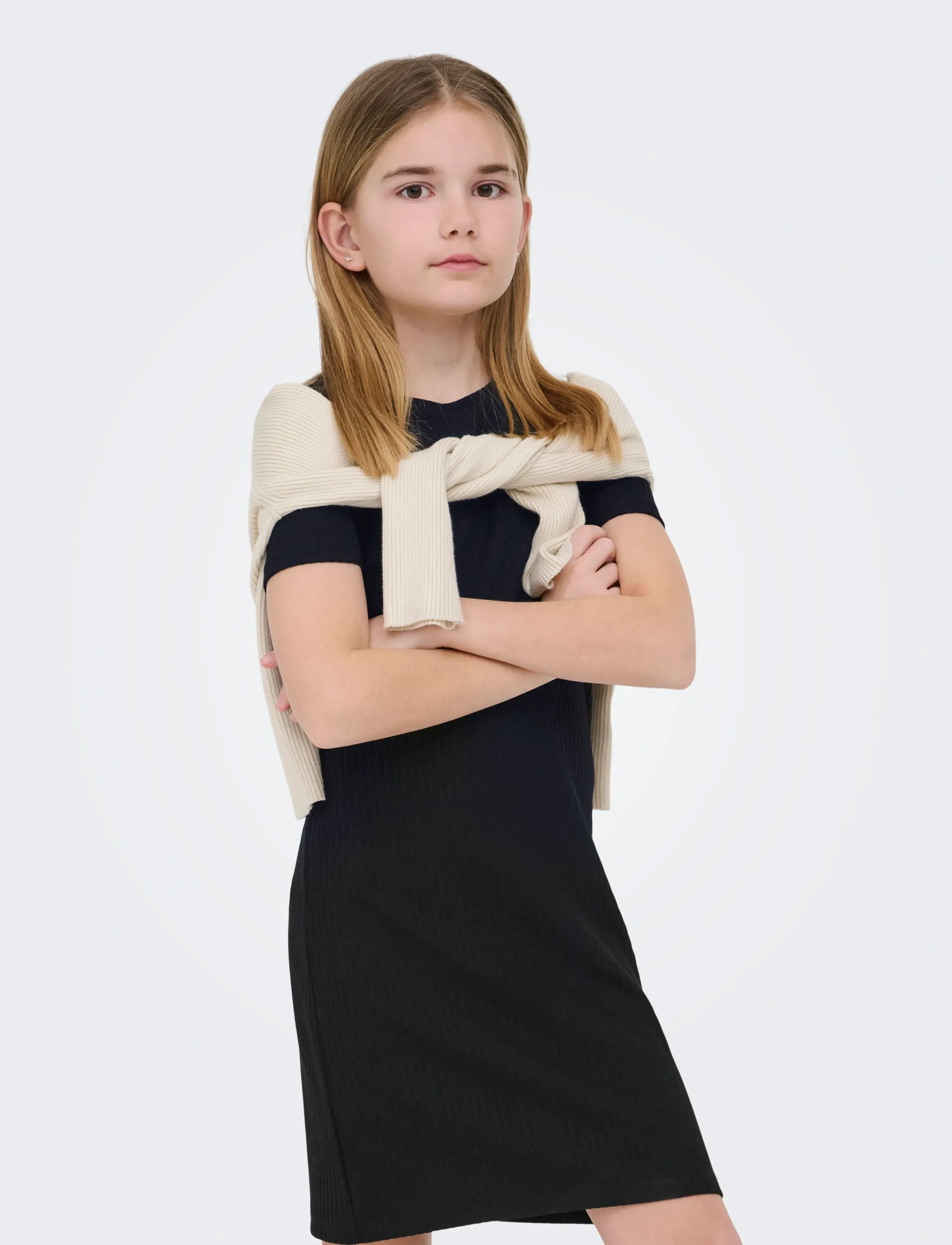 Kids Only KOGNELLA S/S DRESS VD JRS NOOS - Dresses - BLACK / black