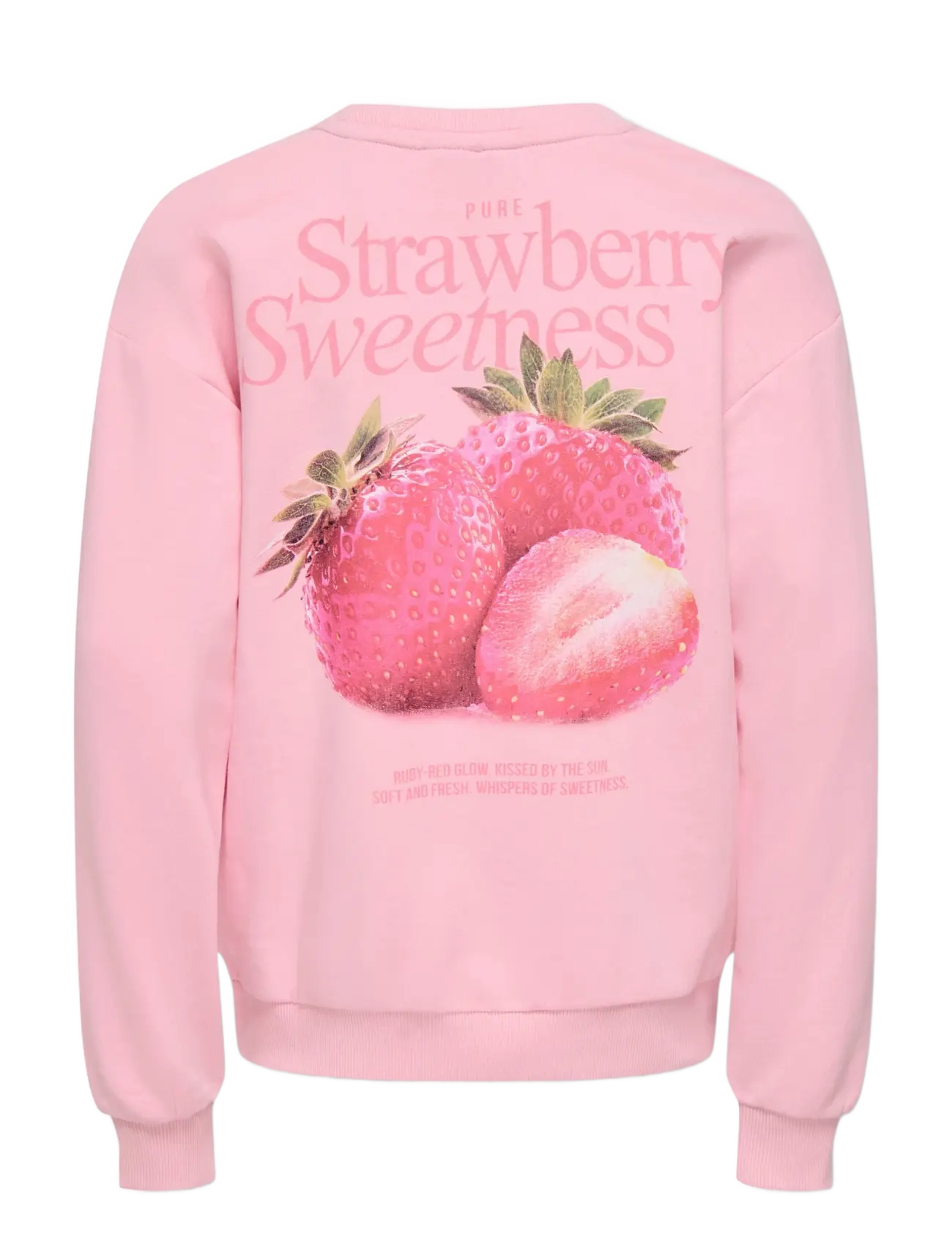 Kids Only - KOGPHILEA LIFE L/S LOOSE UB VD SWT NOOS - sweatshirts - romance rose - 1
