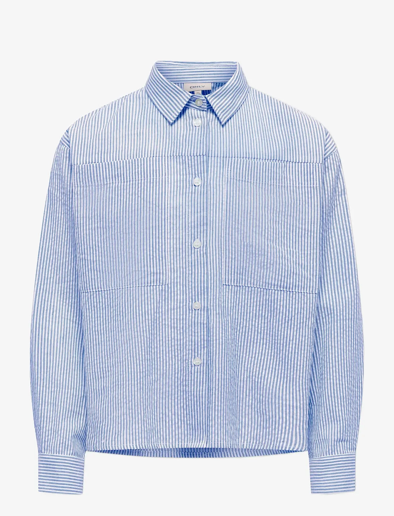 Kids Only - KOGSMILLA LIFE STRIPED KNOT SHIRT VD WVN - long-sleeved shirts - cloud dancer - 1