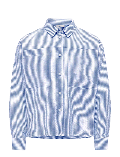 Kogsmilla Life Striped Knot Shirt Vd Wvn - LangæRmede Skjorter