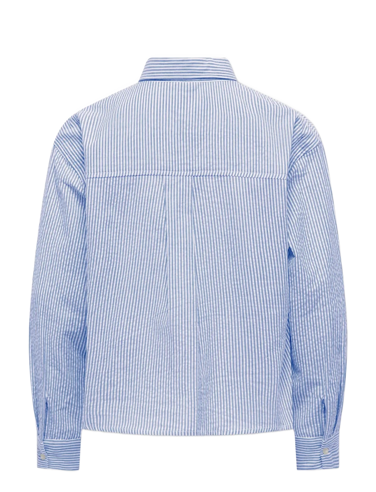 Kids Only - KOGSMILLA LIFE STRIPED KNOT SHIRT VD WVN - langärmlige hemden - cloud dancer - 2