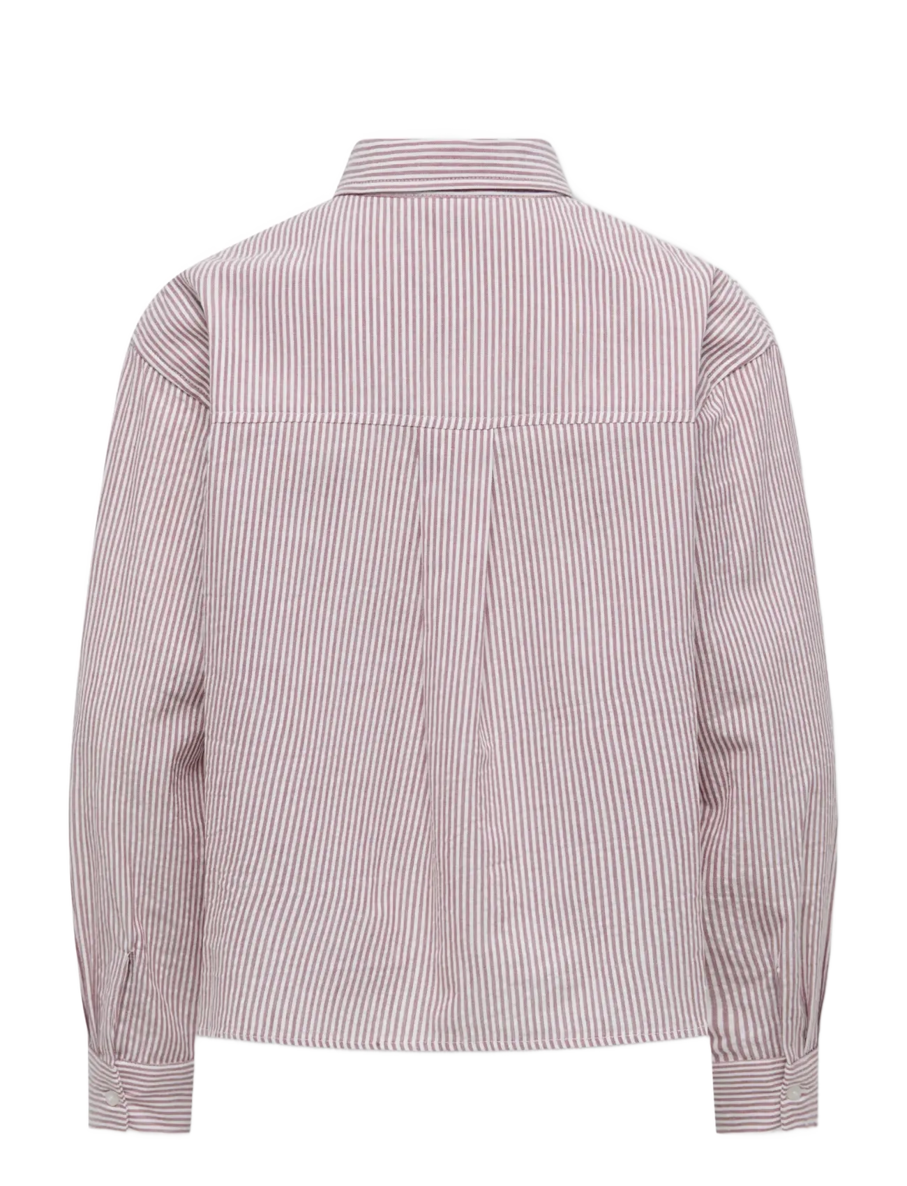 Kids Only - KOGSMILLA LIFE STRIPED KNOT SHIRT VD WVN - langærmede skjorter - rose brown - 2