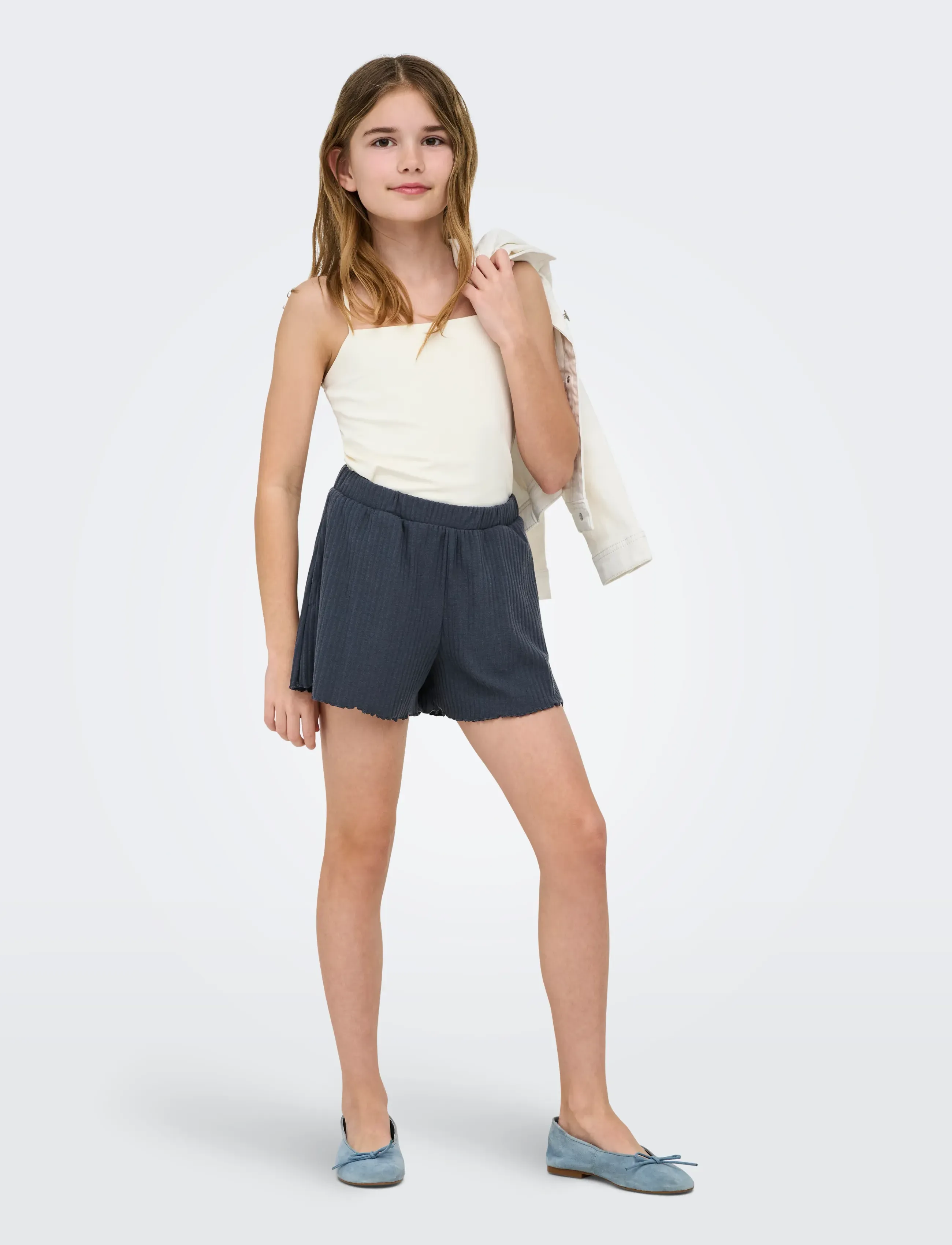 Kids Only - KOGNELLA WIDE SHORTS VD JRS NOOS - casual shorts - ombre blue - 4