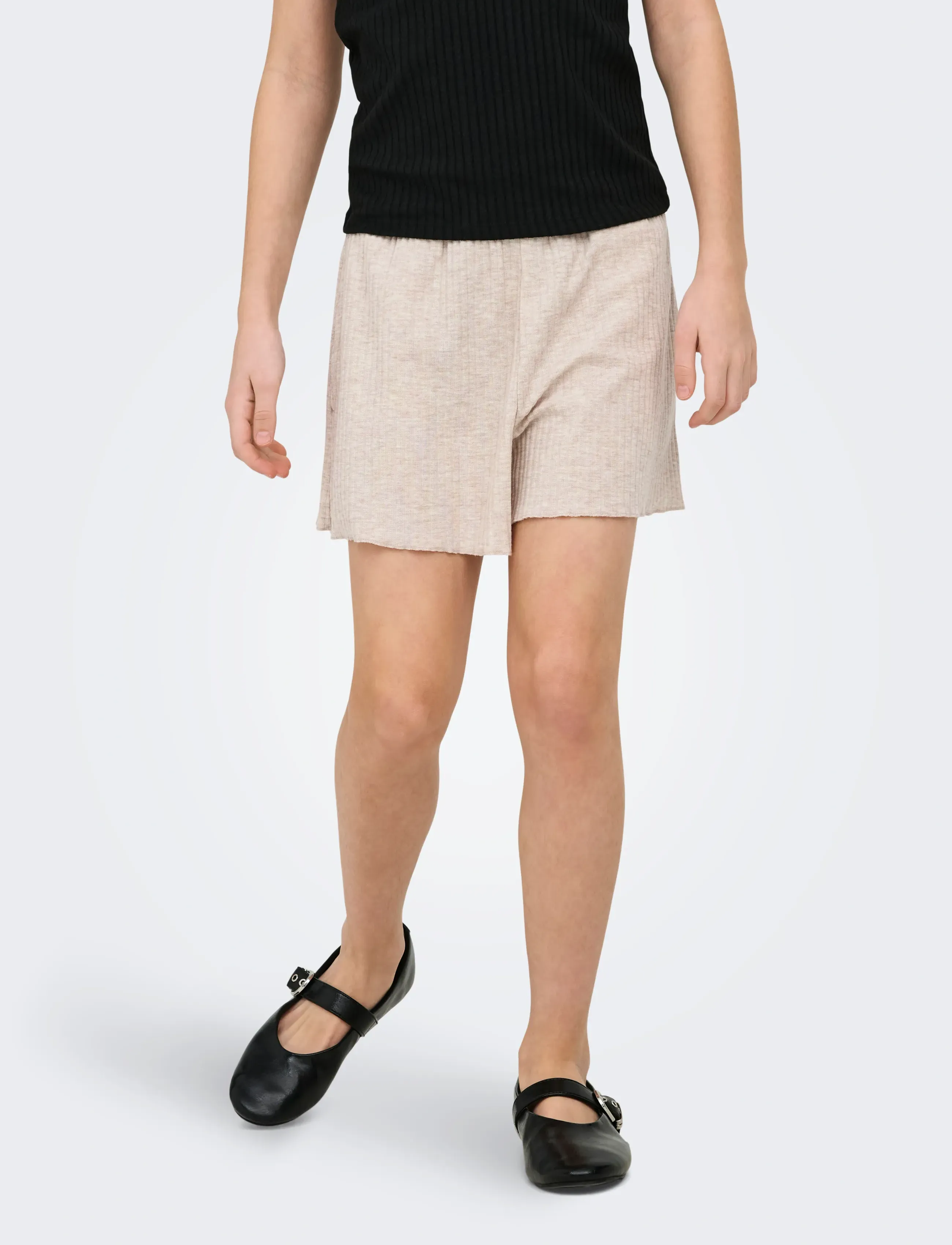 Kids Only KOGNELLA WIDE SHORTS VD JRS NOOS - Shorts - PUMICE STONE / beige
