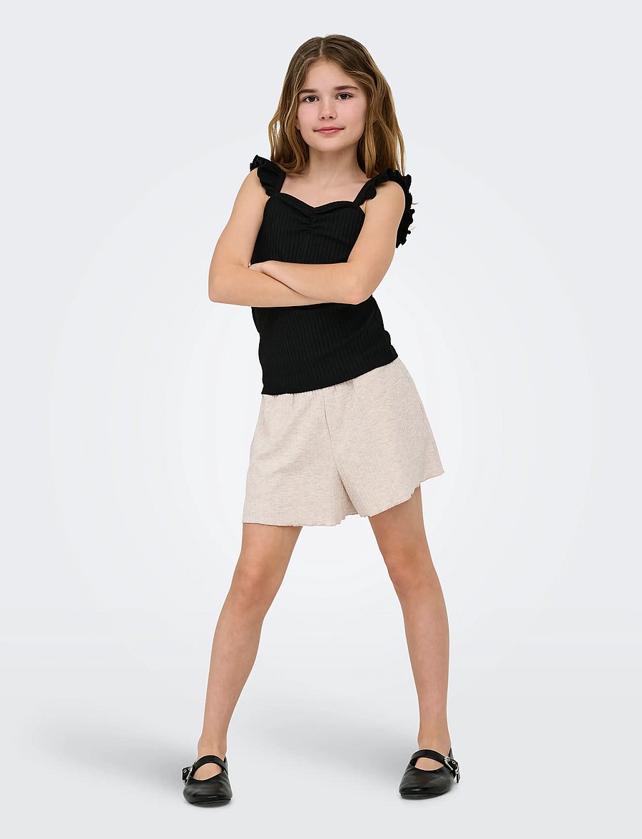 Kids Only - KOGNELLA WIDE SHORTS VD JRS NOOS - casual shorts - pumice stone - 4