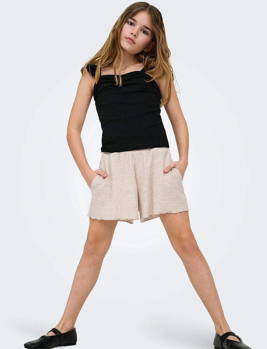 Kids Only - KOGNELLA WIDE SHORTS VD JRS NOOS - casual shorts - pumice stone - 5