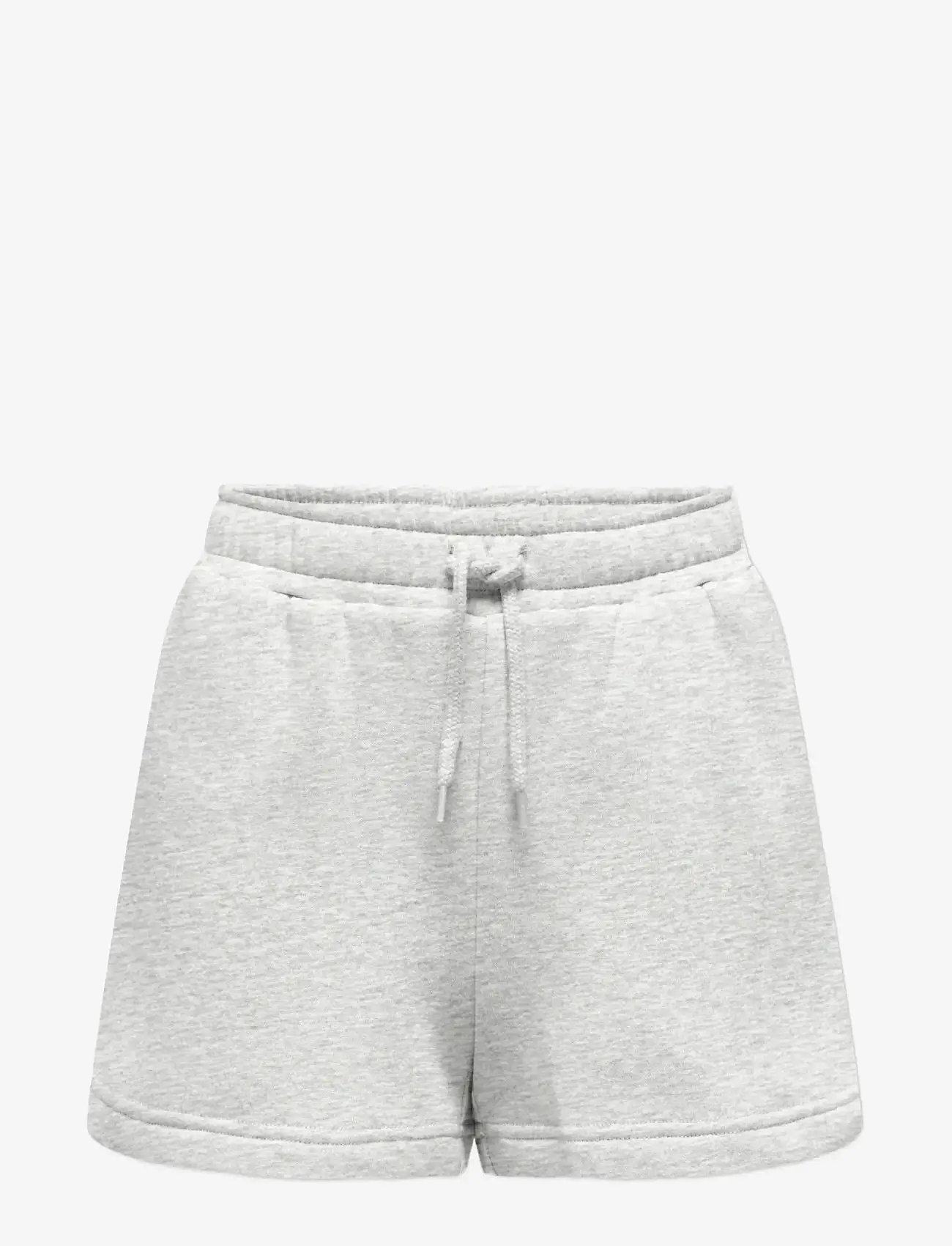 Kids Only - KOGSWEAT STRING SHORTS VD SWT - sweatshorts - light grey melange - 0