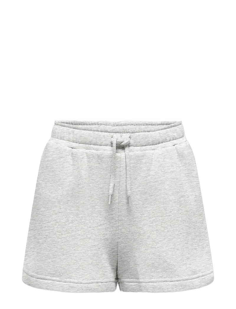 Kids Only - KOGSWEAT STRING SHORTS VD SWT - casual shorts - light grey melange - 0