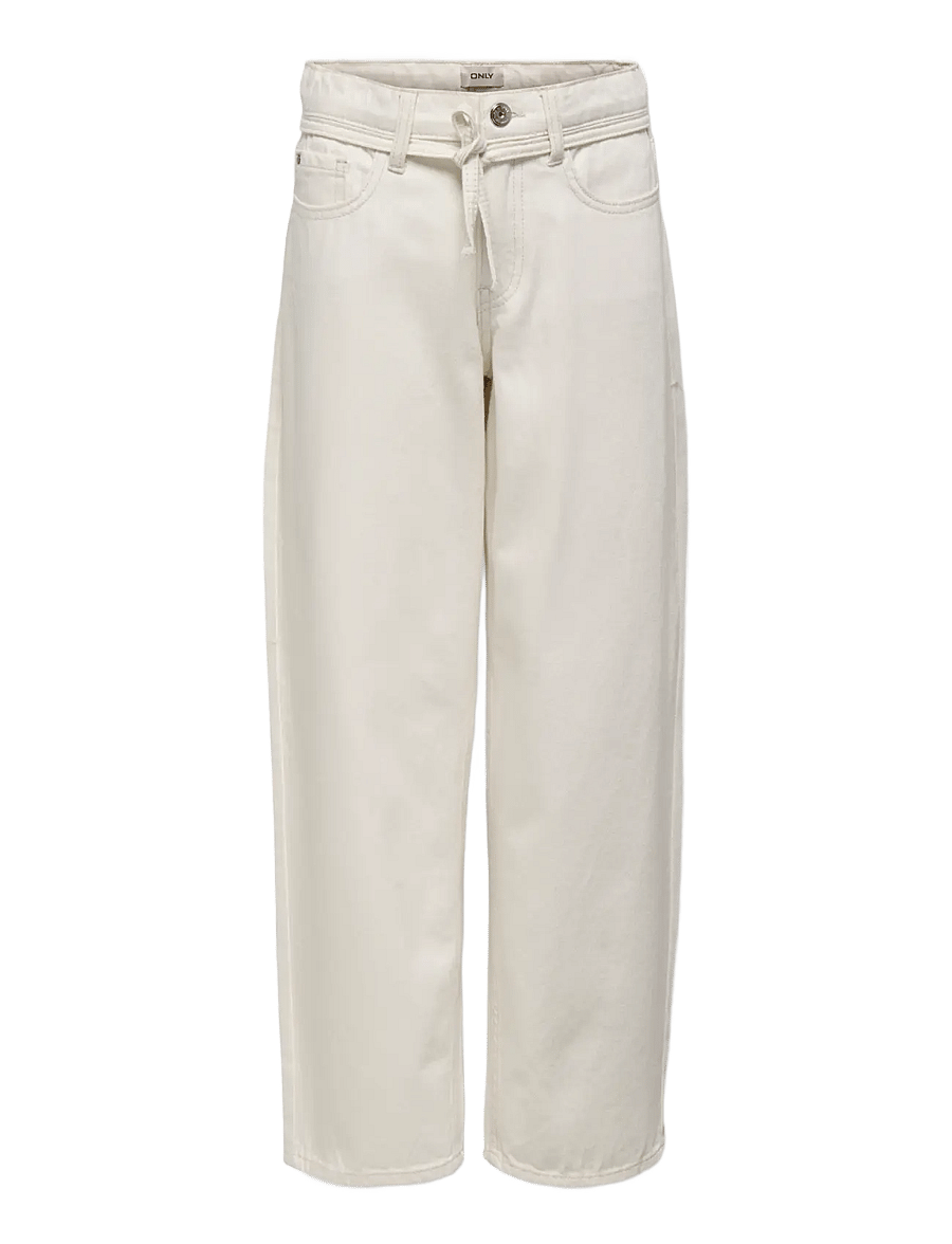 Kids Only - KOGGIANNA MW STRAIGHT PIM211 DNM - loose jeans - ecru - 0