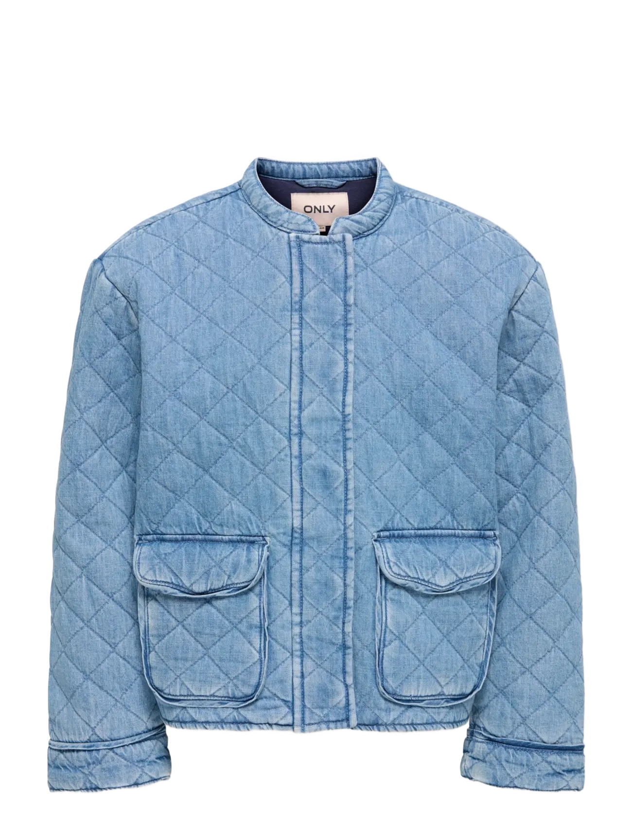 Kids Only KOGHALLIE QUILTED DNM JACKET AKM - Õueriided - LIGHT BLUE DENIM / blue