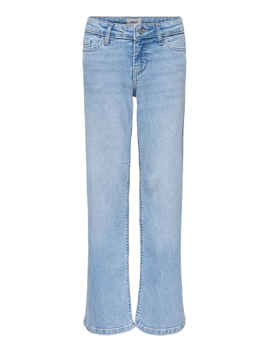 Kids Only - KOGJUDY-O LW WIDE LEG DNM TAI433 - pantalons larges - light blue denim - 0