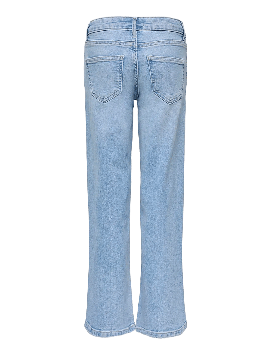 Kids Only - KOGJUDY-O LW WIDE LEG DNM TAI433 - pantalons larges - light blue denim - 1