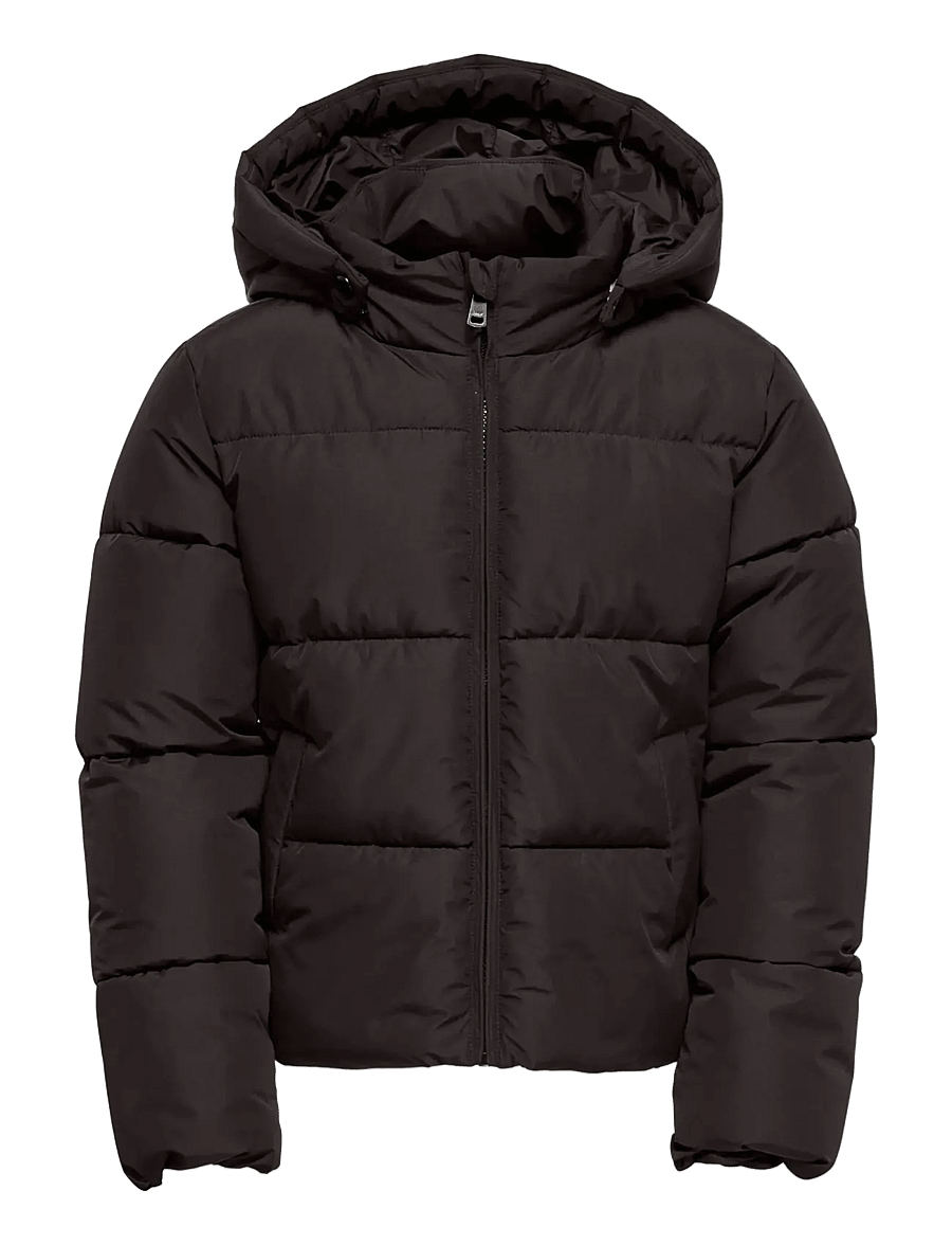 Kids Only - KOGJUTA LIFE SHORT PUFFER OTW NOOS - winterjacke - chocolate torte - 1