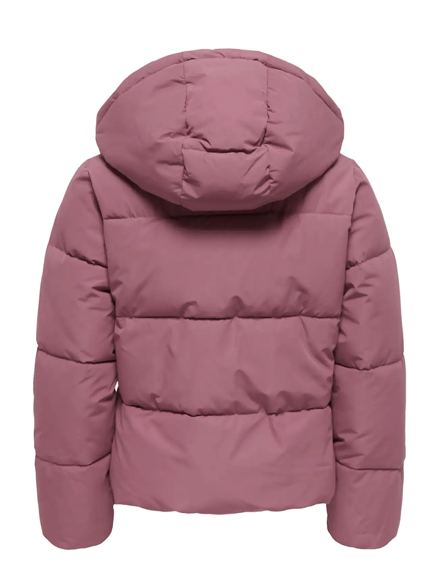Kids Only - KOGJUTA LIFE SHORT PUFFER OTW NOOS - vinterjackor - rose brown - 2