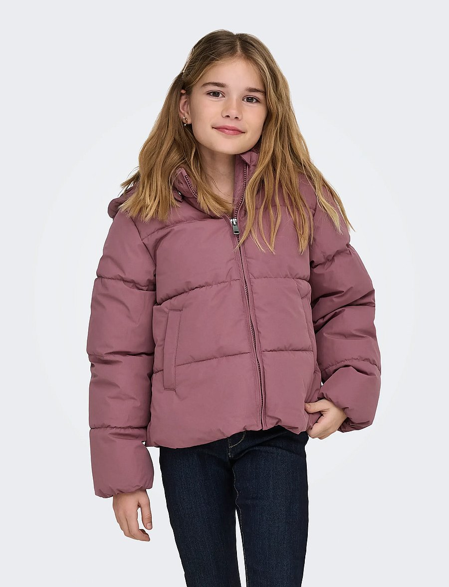 Kids Only - KOGJUTA LIFE SHORT PUFFER OTW NOOS - vinterjakker - rose brown - 0