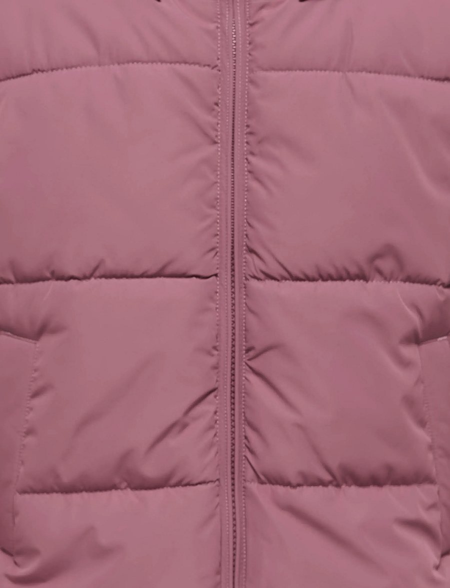 Kids Only - KOGJUTA LIFE SHORT PUFFER OTW NOOS - vinterjackor - rose brown - 5