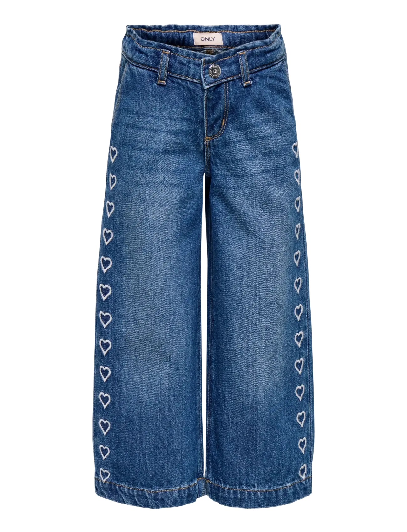 Kids Only KMGCOMET HEART WIDE DNM DIA3020 NOOS - Tøj - MEDIUM BLUE DENIM / blue