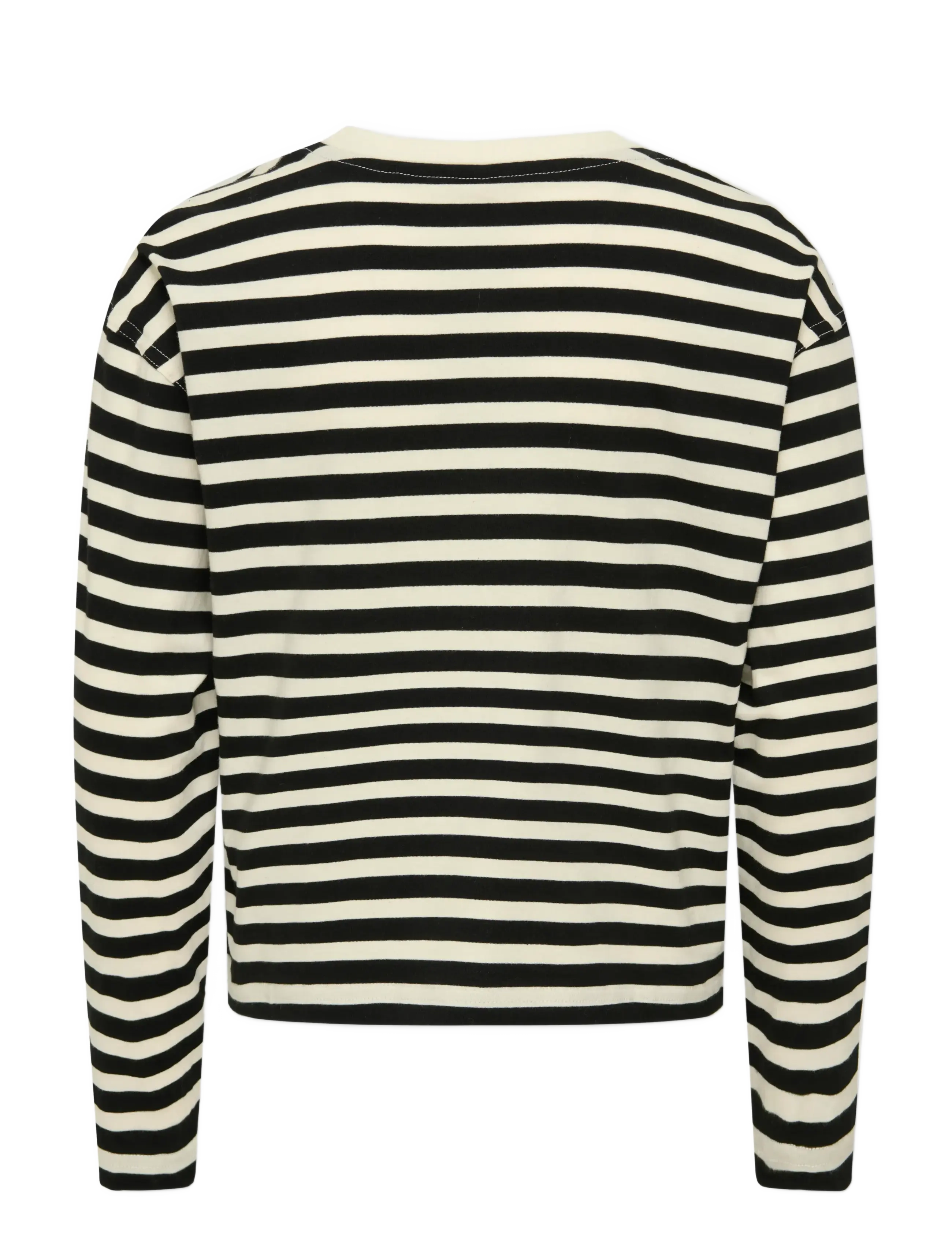 Kids Only - KOGLIVINA L/S O-NECK STRIPE TOP JRS - langærmede t-shirts - black - 1