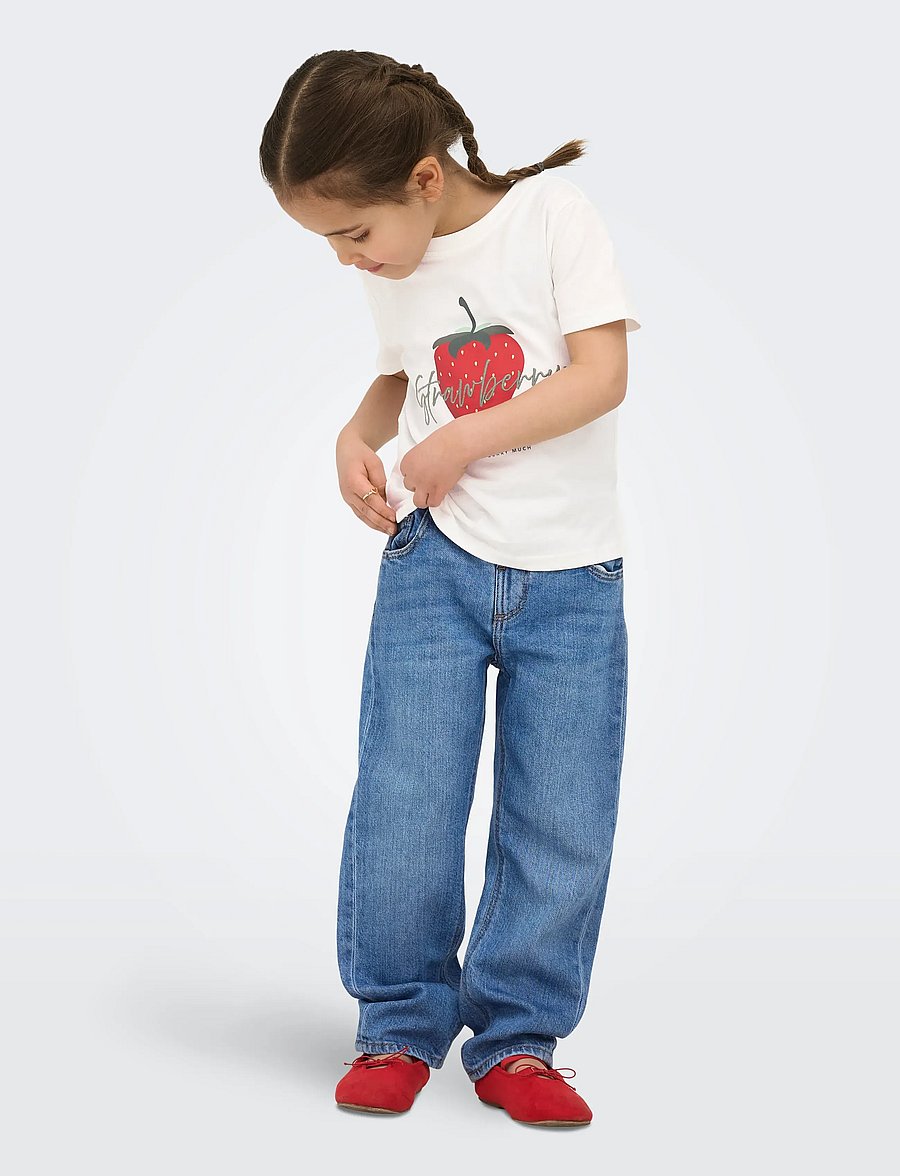 Kids Only - KMGVALENTINE ST JEANS DNM AZG777 NOOS - regular jeans - medium blue denim - 4