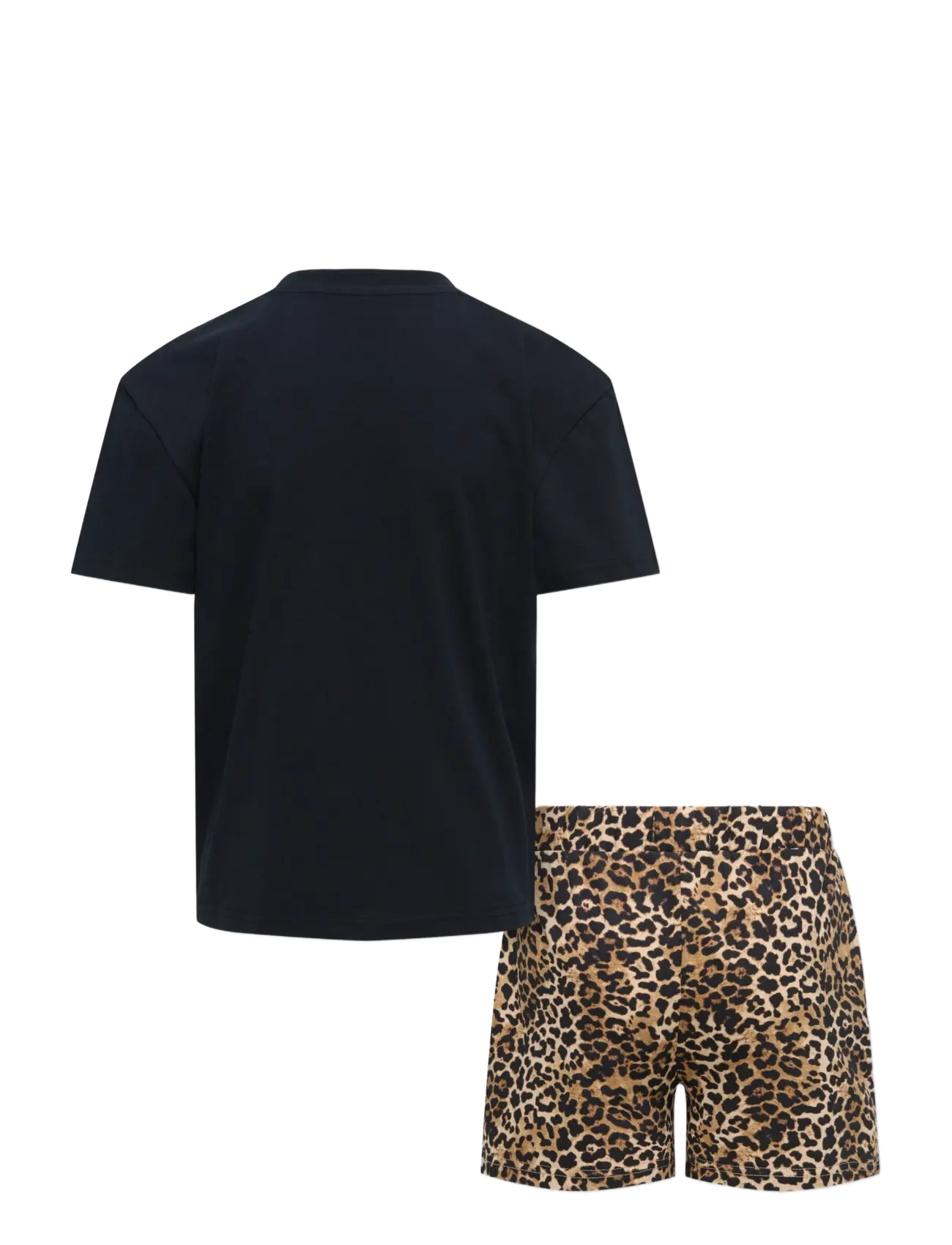 Kids Only - KOGRILA NIGHTWEAR AOP TOP/SHORTS SET JRS - black - 2