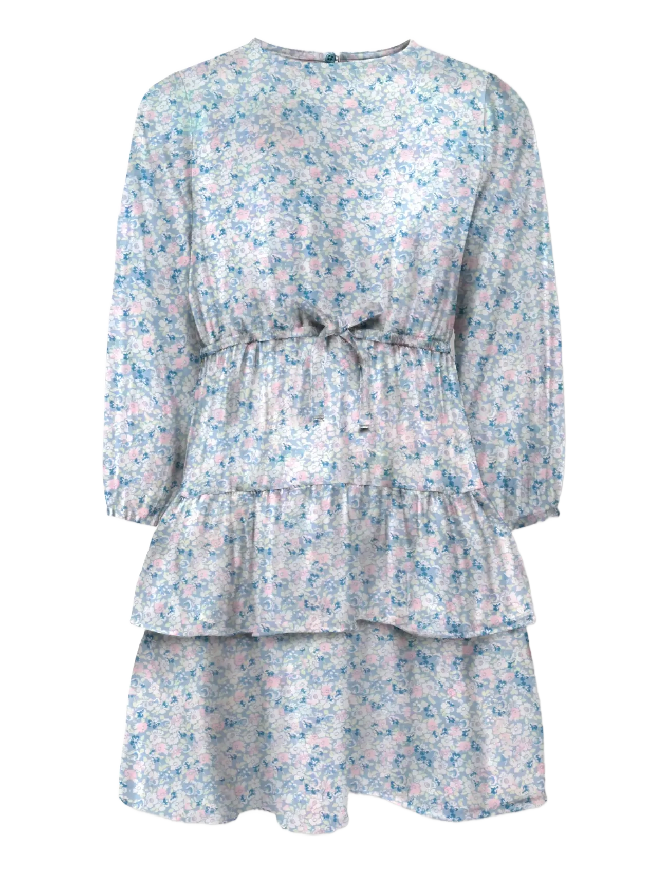 Kids Only KMGBELLE LS DRESS WVN - Klänningar & Kjolar - FADED DENIM / multi