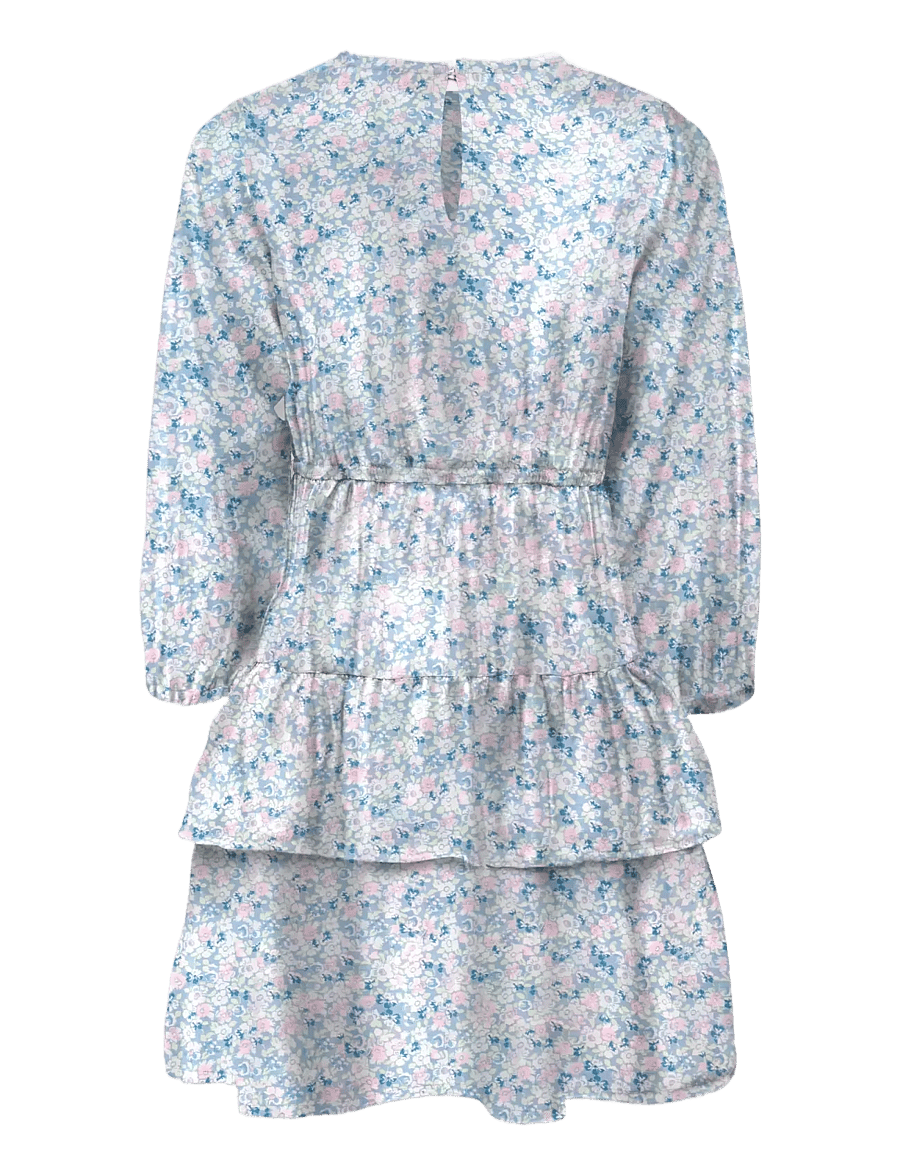 Kids Only - KMGBELLE LS DRESS WVN - partykleider - faded denim - 1