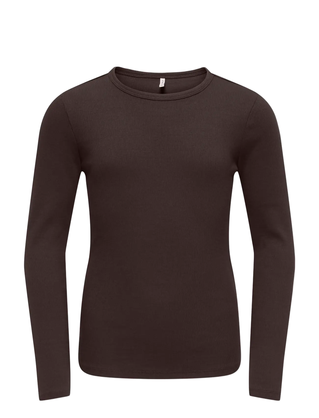 Kids Only KOGLUCKY L/S O NECK TOP JRS NOOS - Inspiration - COFFEE BEAN / brown