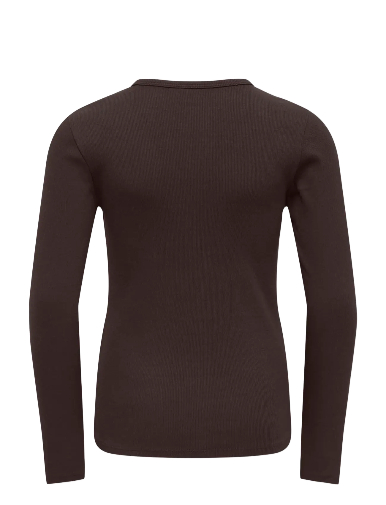 Kids Only - KOGLUCKY L/S O NECK TOP JRS NOOS - langärmelig - coffee bean - 1
