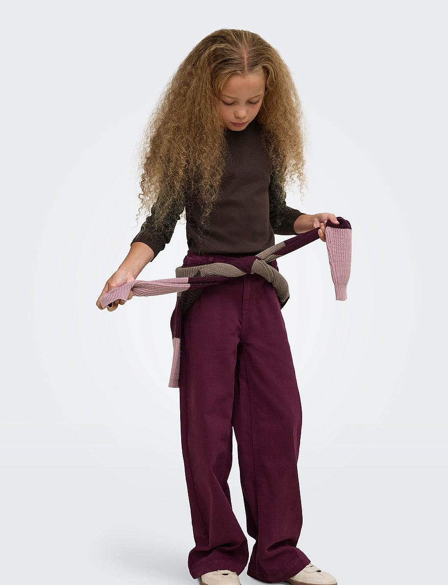 Kids Only - KOGLUCKY L/S O NECK TOP JRS NOOS - langærmede t-shirts - coffee bean - 5