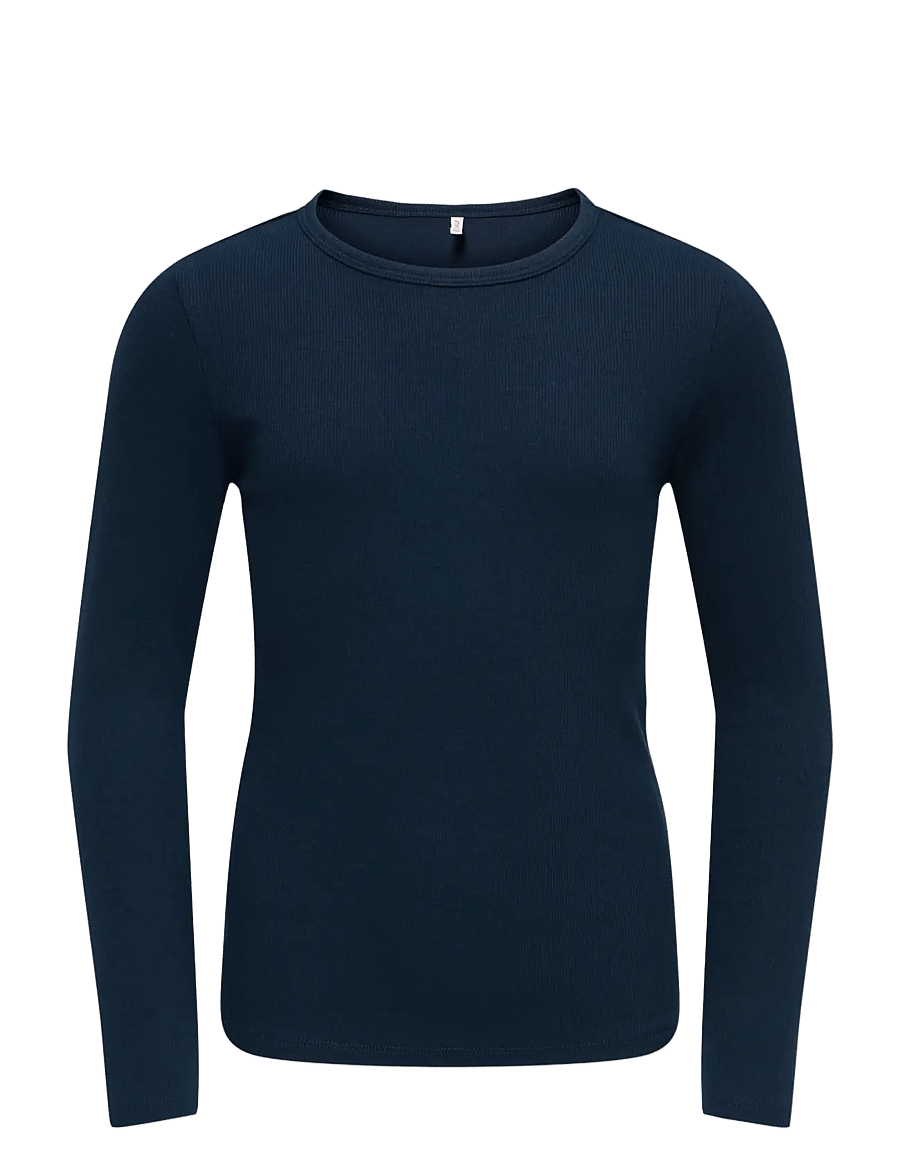Kids Only - KOGLUCKY L/S O NECK TOP JRS NOOS - langärmelig - sky captain - 1