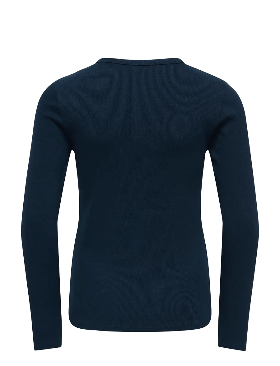 Kids Only - KOGLUCKY L/S O NECK TOP JRS NOOS - langärmelig - sky captain - 2
