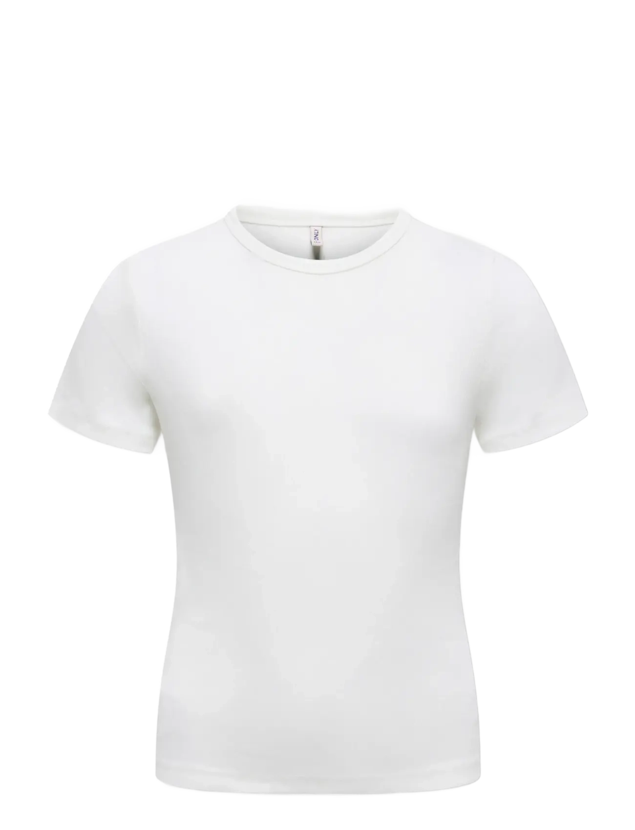 Kids Only KOGLUCKY S/S O NECK TOP JRS NOOS - Kläder - CLOUD DANCER / white