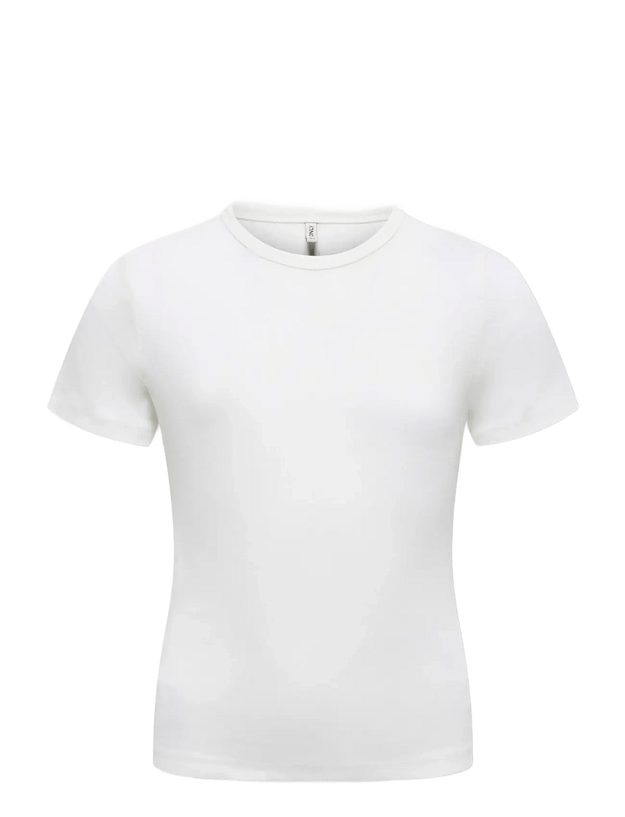 Kids Only - KOGLUCKY S/S O NECK TOP JRS NOOS - cloud dancer - 1