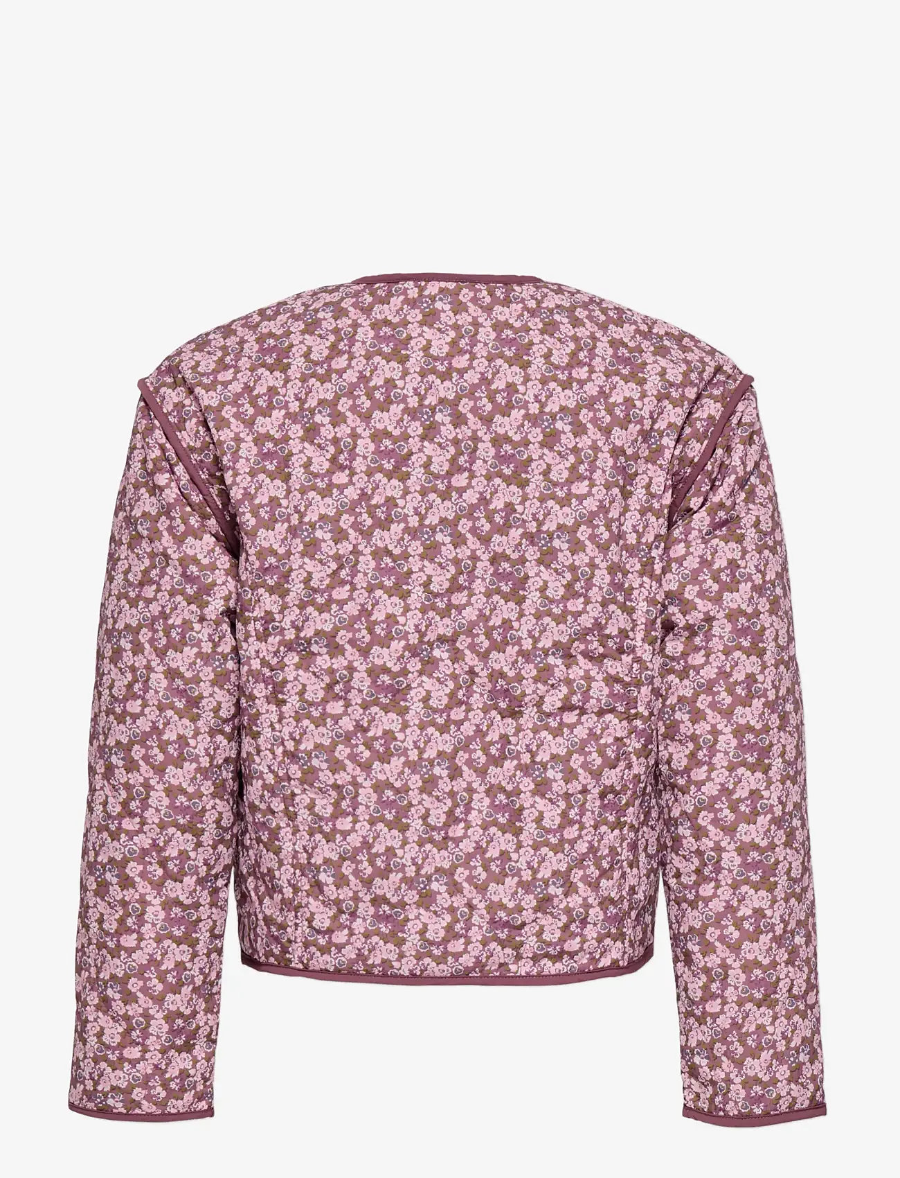 Kids Only - KOGTENNA AOP QUILTED JACKET OTW - steppjacken - rose brown - 1