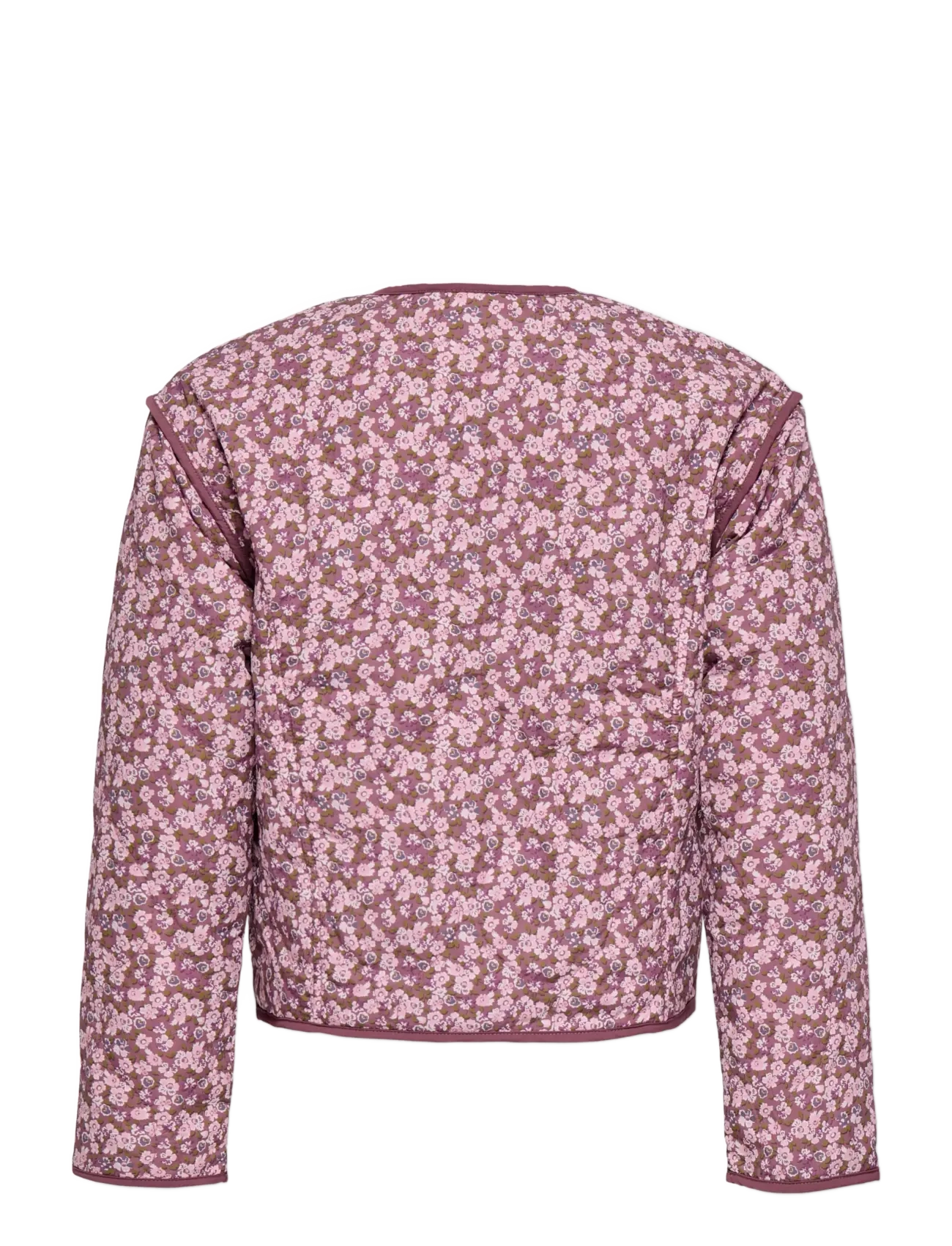 Kids Only - KOGTENNA AOP QUILTED JACKET OTW - steppjacken - rose brown - 1