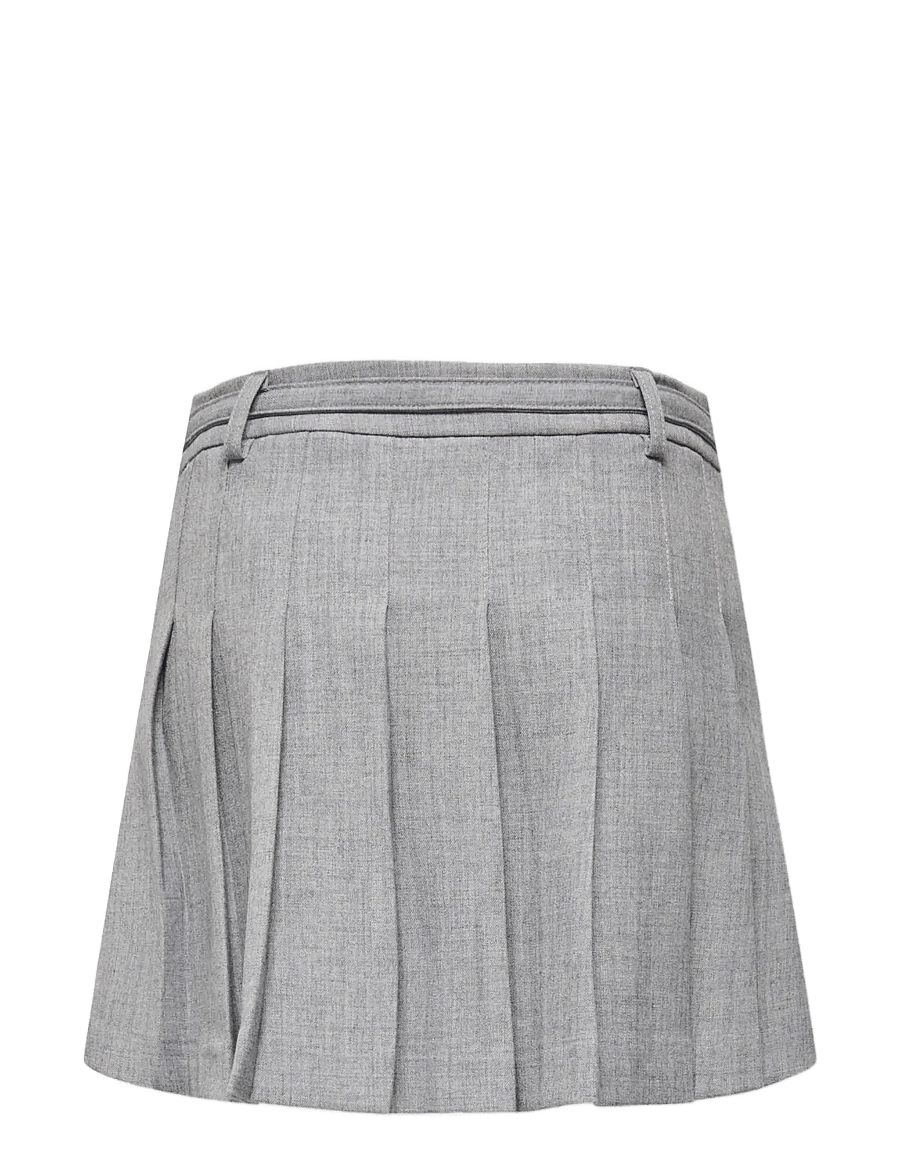 Kids Only - KOGAZALIA PLEATED STRING SKORT TLR - skorts - light grey melange - 1
