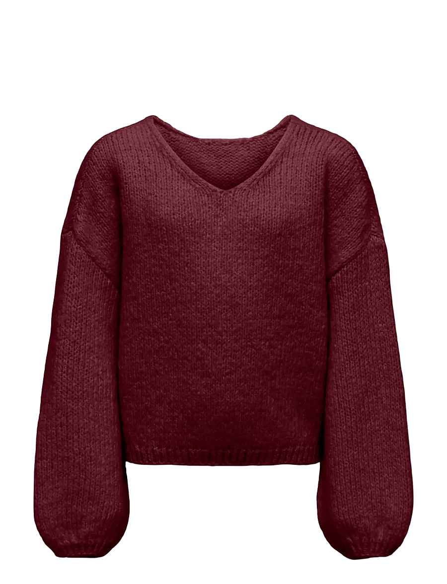 Kids Only - KOGDINEA L/S REVERSIBLE PULLOV. KNT - cabernet - 0