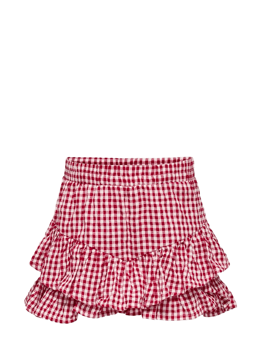 Kids Only - KMGFINA CERISE FRILL SKORT AOP WVN - buxnapils - barbados cherry - 0