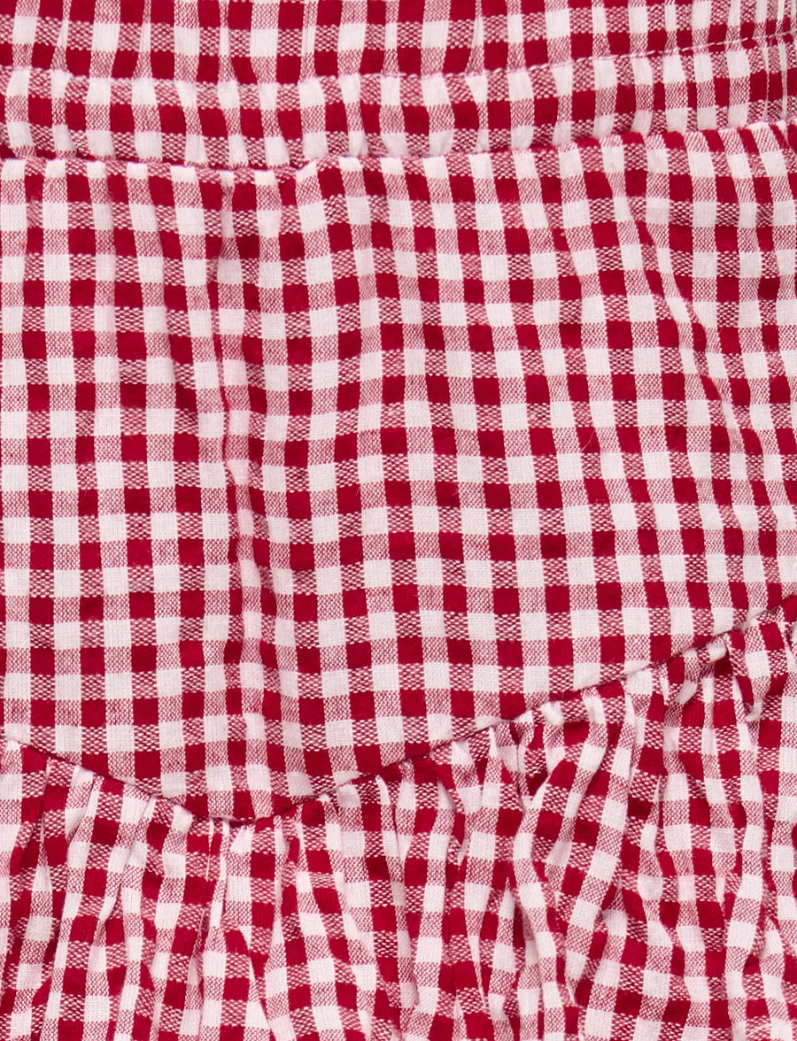 Kids Only - KMGFINA CERISE FRILL SKORT AOP WVN - buxnapils - barbados cherry - 2