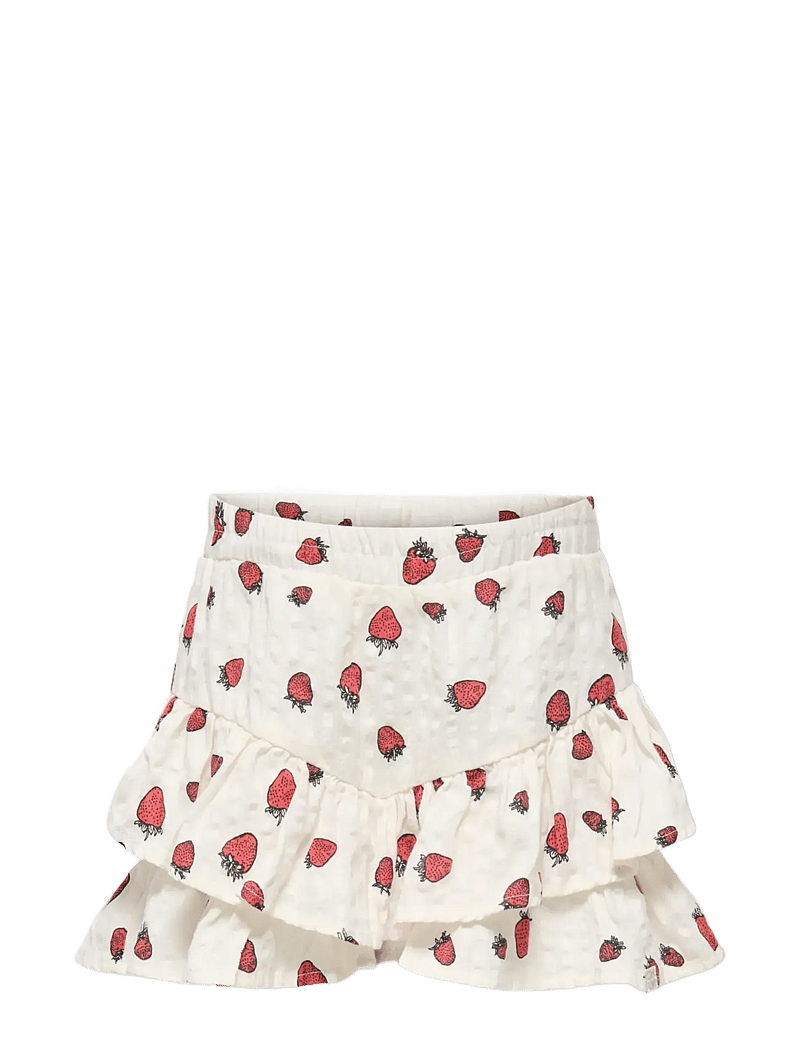 Kids Only - KMGFINA CERISE FRILL SKORT AOP WVN - skorts - tofu - 0